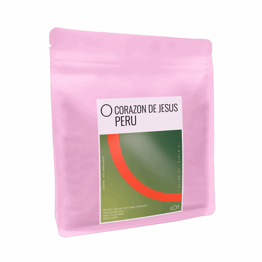 Zrnková výberová káva Peru Corazon de Jesus