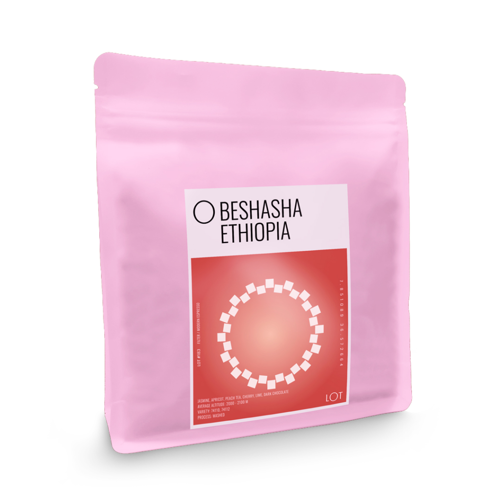 Výberová káva Etiópia Beshasha
